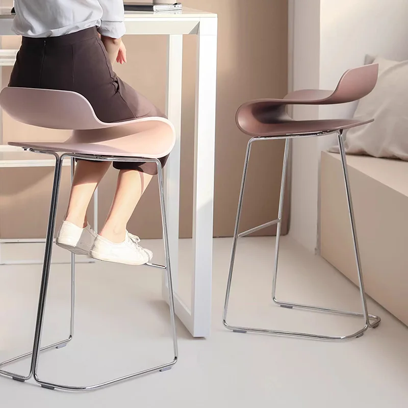 ارتفاع الشمال بار البراز الحد الأدنى مطعم الاسترخاء كراسي بار الحديثة مصمم يشكلون كرسي الجمالية الأثاث العصري #2