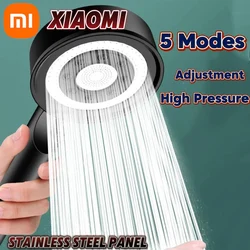 Xiaomi Shower Head 5 Modes High Pressure Water Saving Nozzle Powerful Pressurized Spa Handheld Showers Bathroom Accessories New