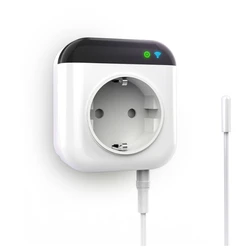 Enchufe de sistema de Control de temperatura inteligente, enchufe de 220V, Wifi, Tuya, Alexa, Google Home, enchufe de la UE