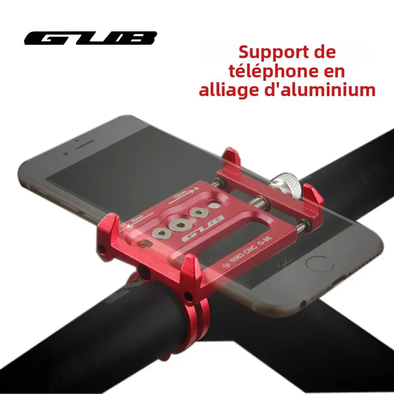 GUB G85 support de téléphone de vélo universel réglable 3.5-6.5 pouces Smartphone guidon de vélo en aluminium support pour iPhone support de montage GPS