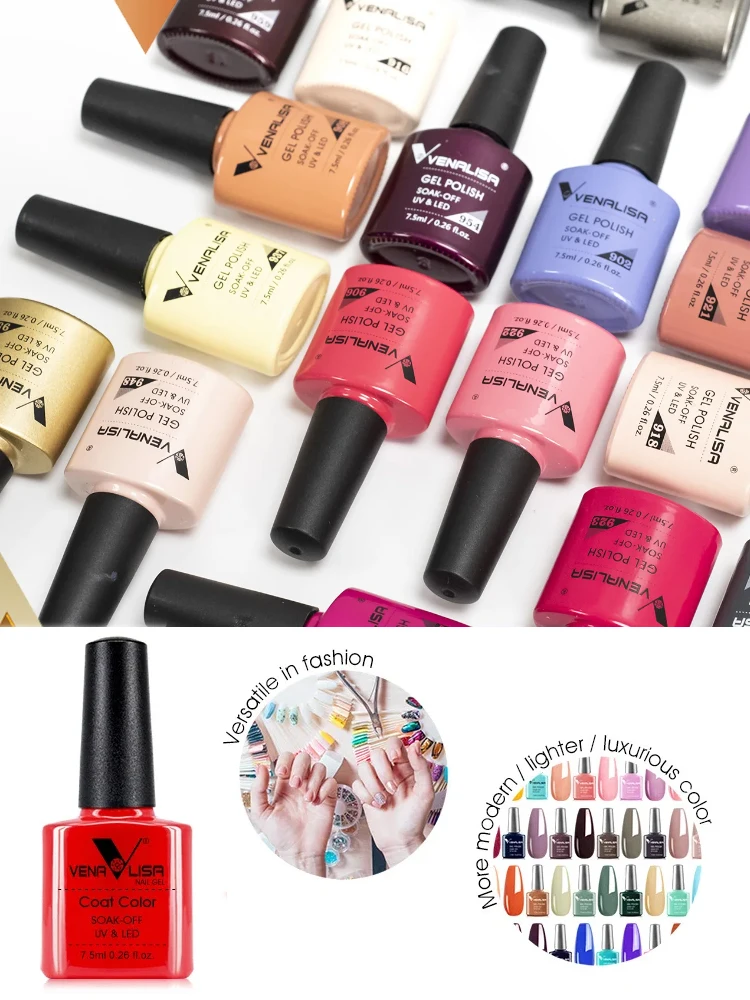 Venalisa 7.5ml Fashion Shiny Losweken UV Gel Nagel Gel Polish Cosmetica Nail Art Manicure Nagels Gel Polish Tips nagellak - afbeelding 2