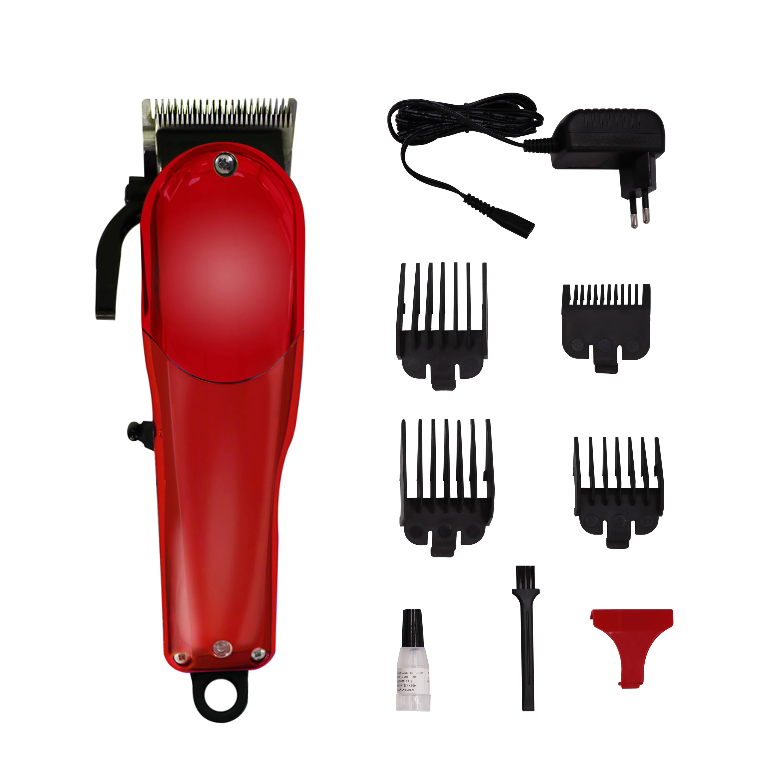 2024 Professional Barber Hair Trimmer Rechargeable Electric Finish Cutting Machine Beard Cordless Trimmer