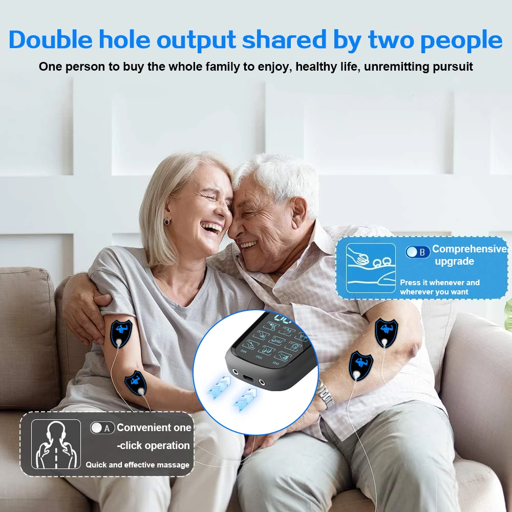 العلاج الطبيعي عشرات العضلات محفز الكهربائية Ems الوخز بالإبر تدليك الجسم العلاج الرقمي آلة التخسيس محفز كهربائي