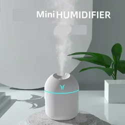 Aroma Essential Oil Diffuser For Home Car Ultrasonic Mute Mist Maker Diffuser with LED Color Lamp 250ML USB Mini Air Humidifier