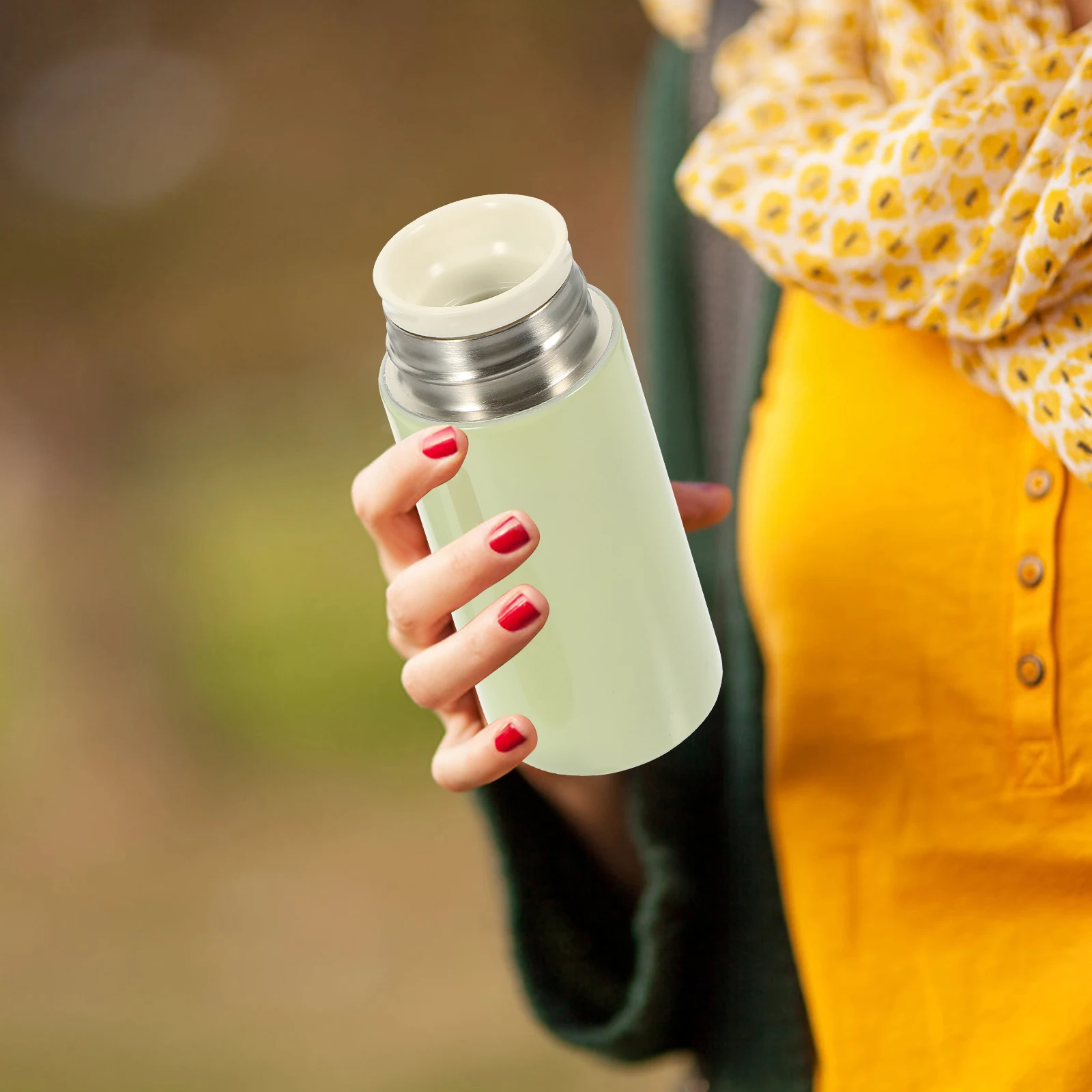 

Stainless Steel Insulated Travel Cup Leak Proof Portable Water Bottle Mini Vacuum Container Reusable Thermal Flask Compact