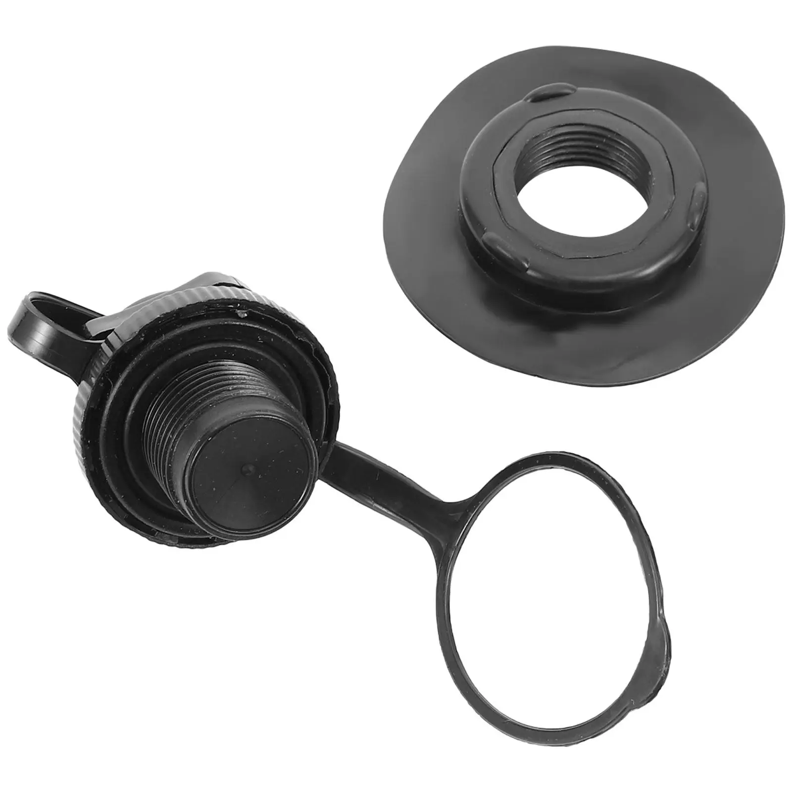Kayak Air Valve Octagonal Spiral Adapter Base for Inflatable Rubber Boat Pump Accessories
