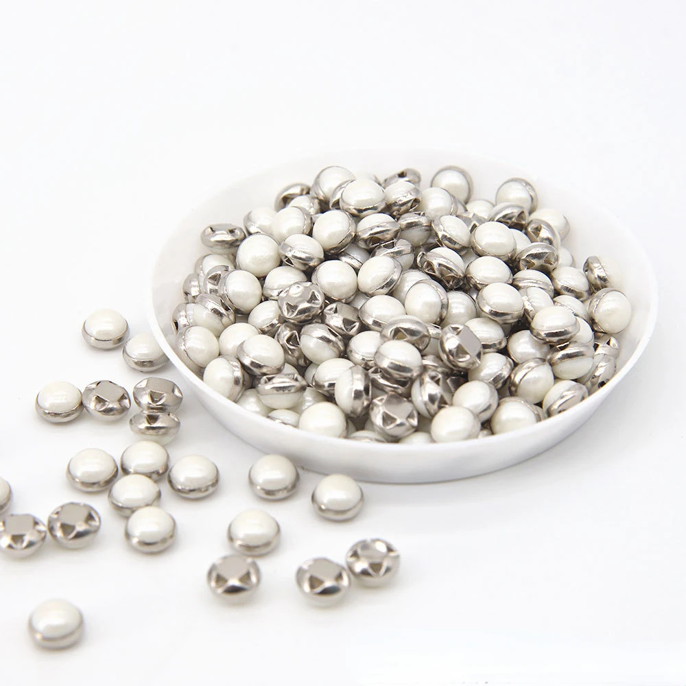 50Pcs Mini 4/5mm Pearl Button for DIY Handmade Doll Clothes Garment Buckles BJD Doll Buttons Sewing Accessories