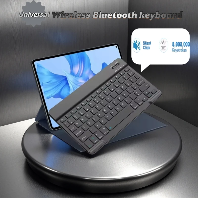 

Bluetooth Keyboard Wireless Keyboard 84-Key Compatible with 7/10 Inch iPad Samsung Xiaomi Tablets & Mini iPad Keyboard for iPad