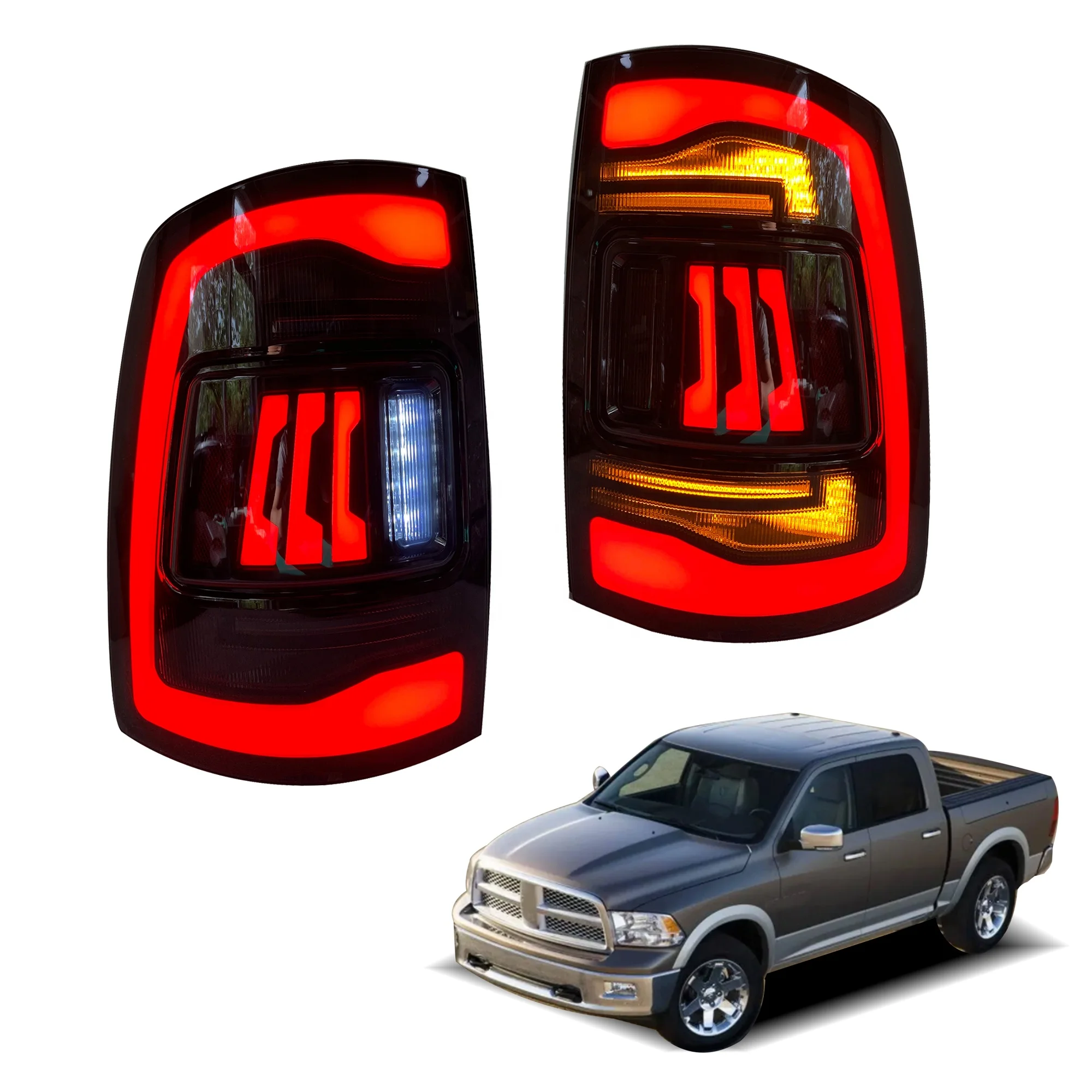 

Pickup Car Taillight for Dodge RAM 1500 2500 2009-2018 Auto Parts Stop Brake Lamp Accessories