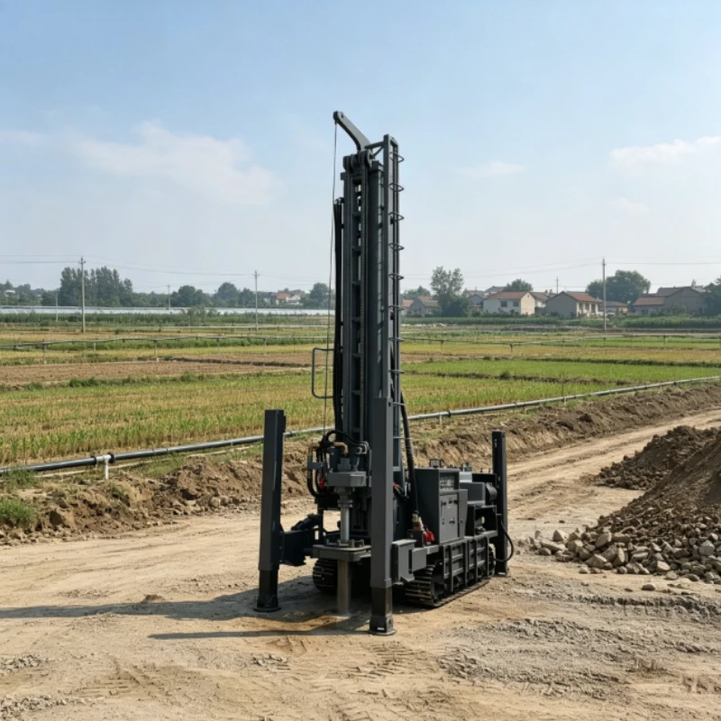 Customized Automatic Pneumatic Water Well Drilling Rig Manual Underground Drilling Rig For Wells Up To 80m