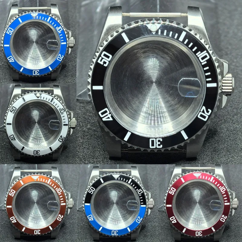 حافظة كلاسيكية من الفولاذ المقاوم للصدأ مقاس 40 مم حافظة حلقة فرعية لملحقات تعديل الحركة NH35/NH36