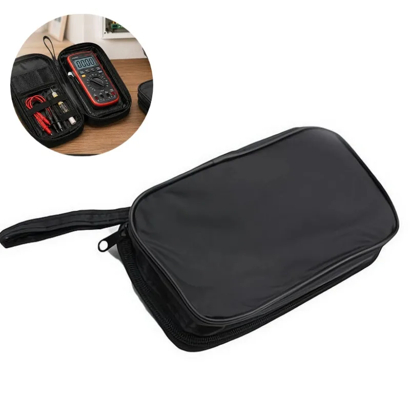 Multimeter Storage Bag Car Tool Organizer Case Portable Protective Bag for Test Leads Repair Tools Accessories