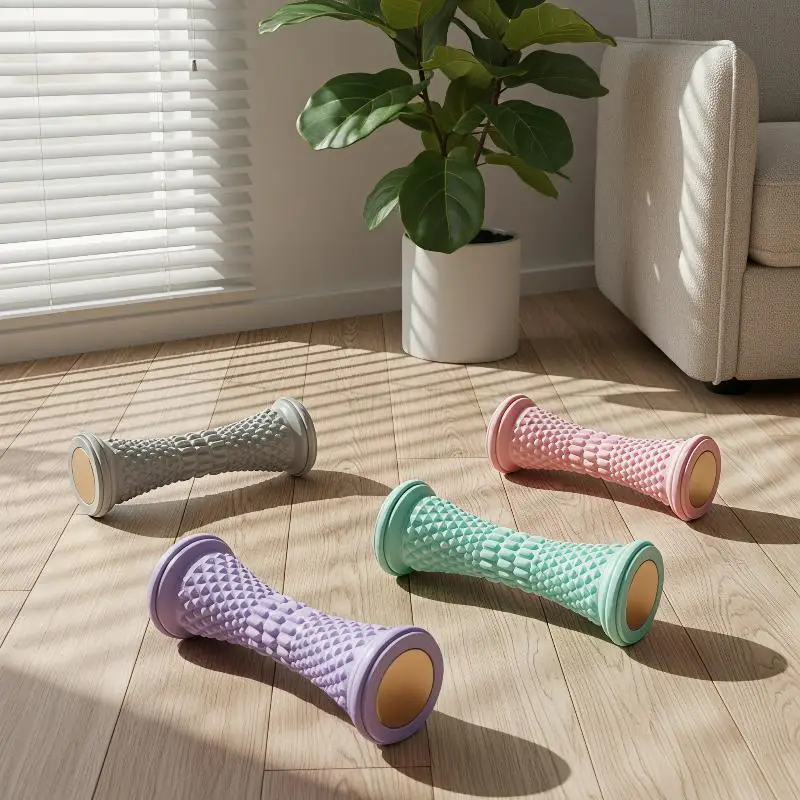 PP Foot Massage Roller Textured Surface Deep Pain Relief For Home Use Workout Yoga Recovery
