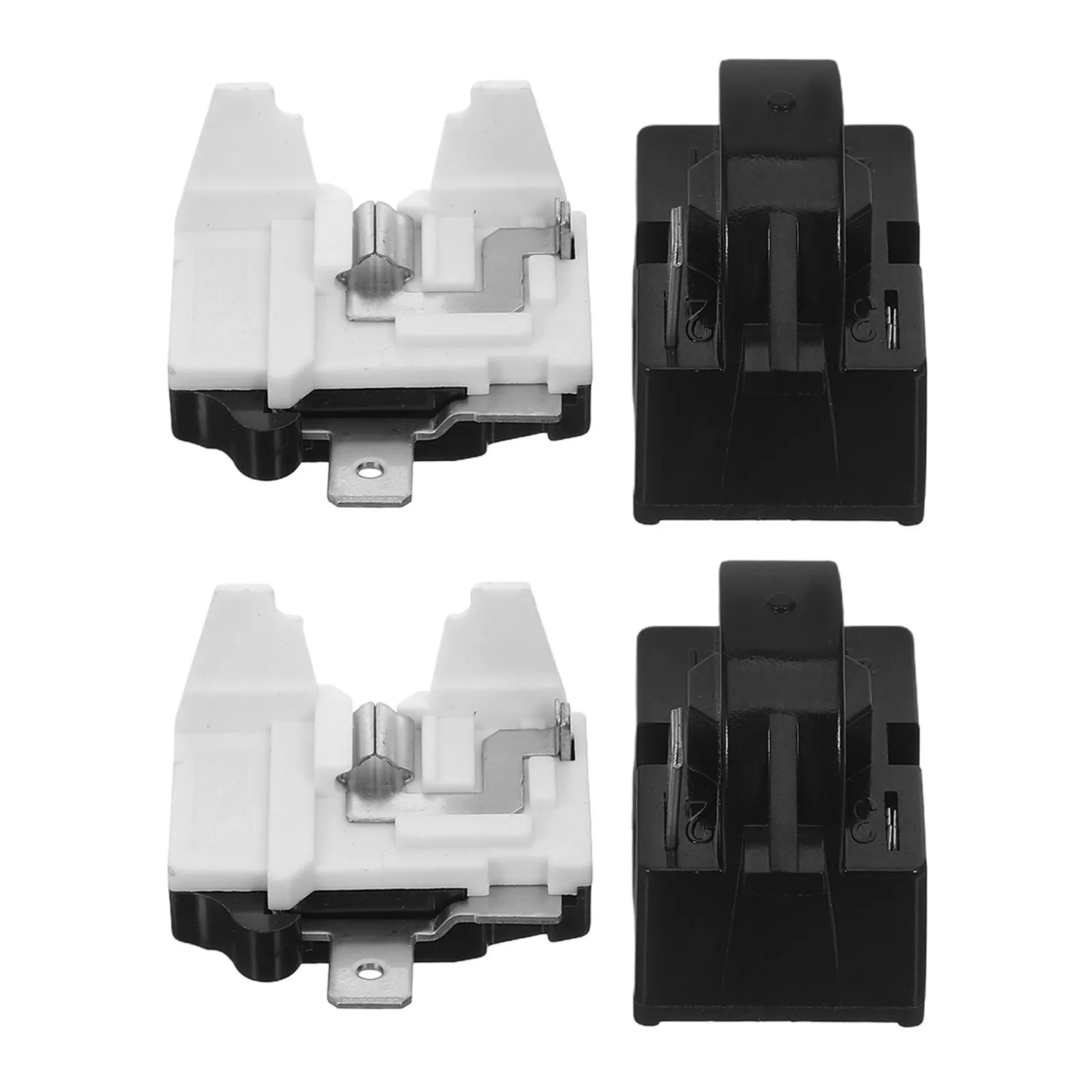 2 Juegos de Relés de Arranque PTC para Compresor de Refrigerador, Protector de Sobrecarga, Relé de Arranque para Refrigerador, Congelador, Enfriador, Kit de Repuesto Universal