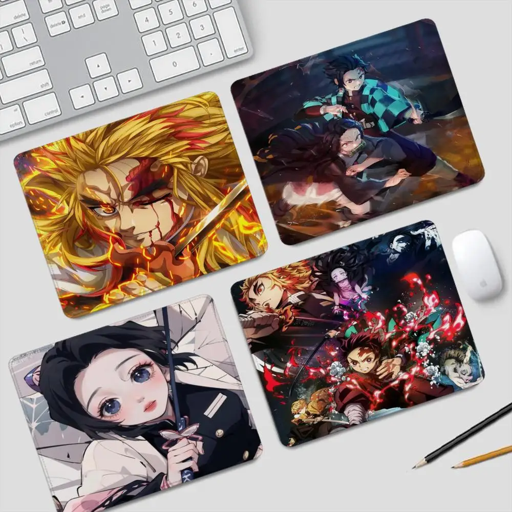 

Demon Slayer Mouse Pad Small Gaming Mat Desk Gadgets Mousepad Gamer Office Rug Offices Accessories Mats Anime Computer Mause Cut