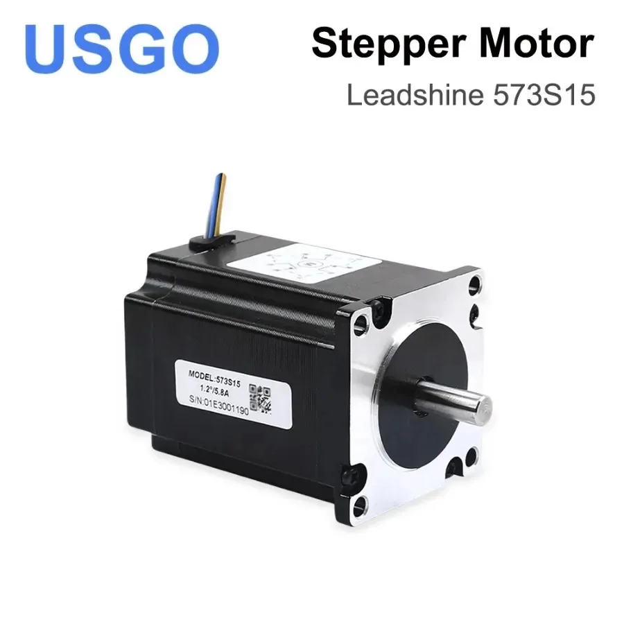 

USGO Leadshine 573S15 3-фазный шаговый двигатель для NEMA23 5A Длина 79 мм (2,99 дюйма), вал 8 мм (0,315 дюйма)
