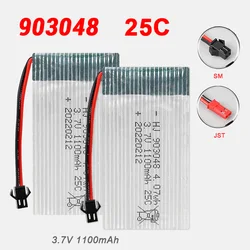 903048 1100mAh 25C Lithium Polymer Battery 3.7V for Drone Syma X709 T22 M18 H5P X5SW Quadcopter RC Model Electric Toys Batteries