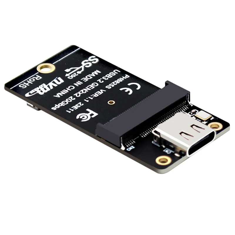 Imagem -02 - Adaptador Nvme para Usb 3.2 Tipo-c m2 Ssd Asm2364 Usb 3.2 Gen2 x2 20gbps Suporte m2 Ssd Nvme 2230 42 60 80