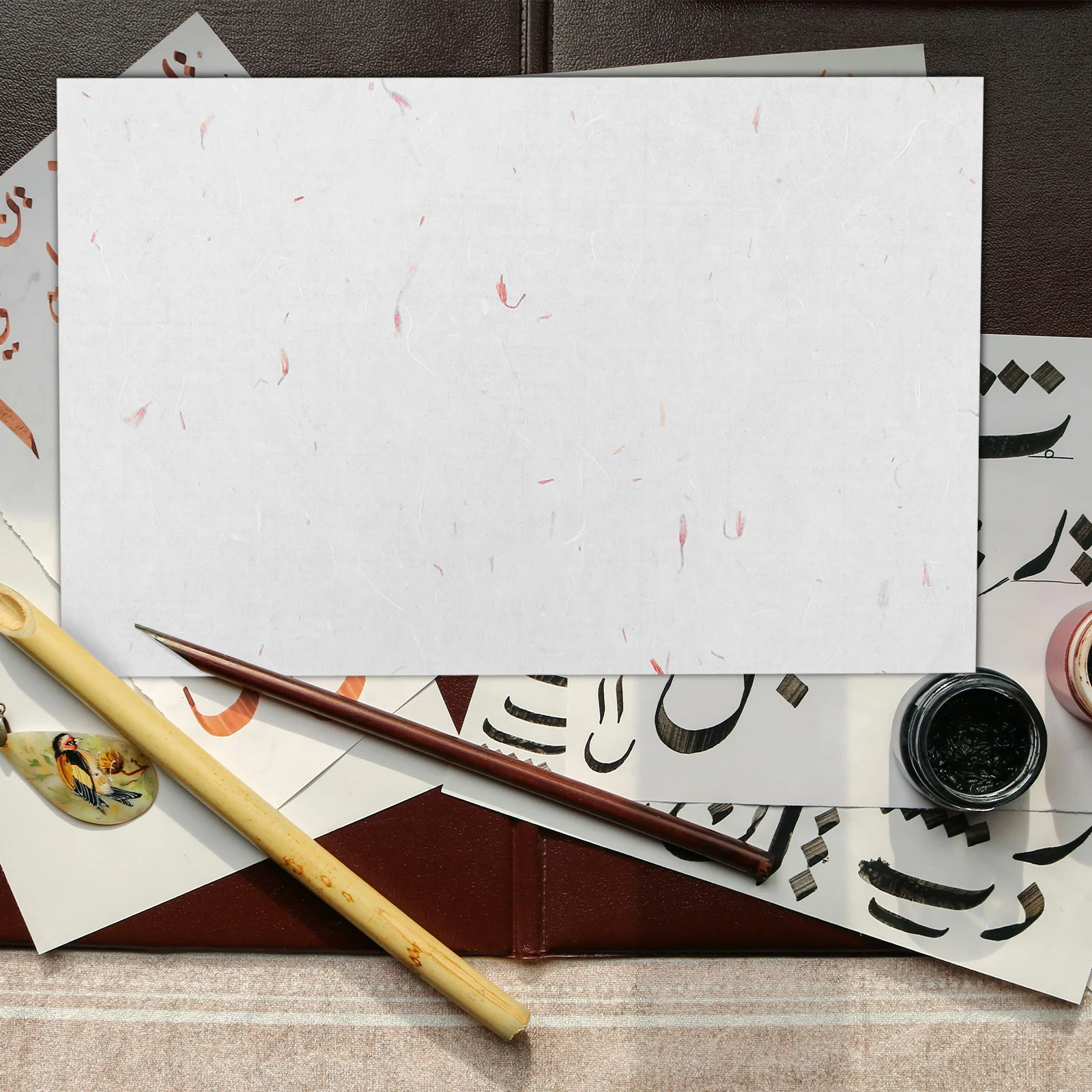 40 Sheet Chinese Calligraphy Paper Xuan Rice Paper for Brush Ink Drawing Painting Practice Sumi Writing Supplies