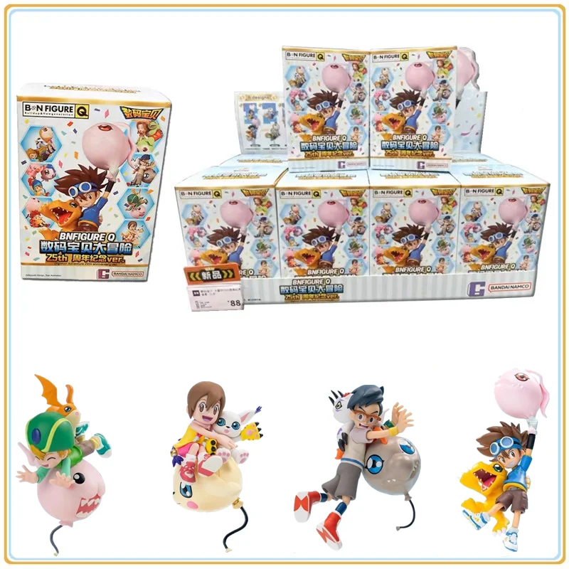 Original BANDAI Digimon aventure 25th anniversaire ballon aventure série boîte aveugle Yagami Taic enfance Anime personnage jouets
