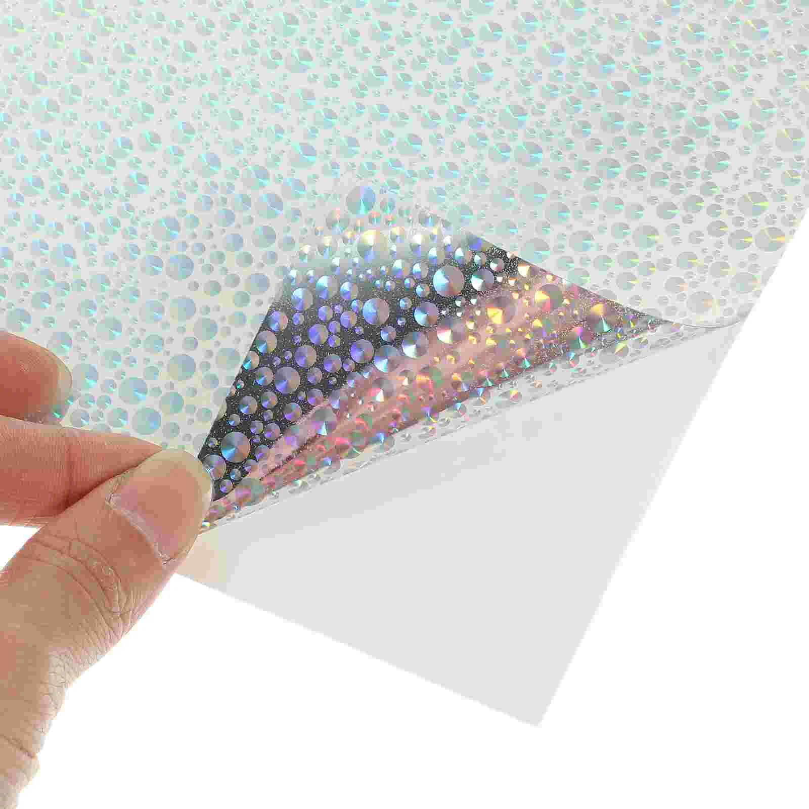 20 folhas de etiquetas adesivas de papel de impressão holográfica para impressora, adesivos imprimíveis, nome postal grande