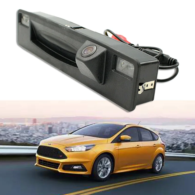 

For Ford Focus 2015-2017 Rear View Camera For Car Parking With Handle For Car Trunk HD CCD