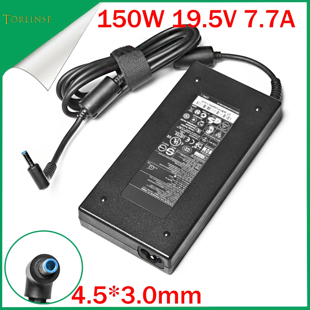 19.5V 7.7A 150W Laptop Charger For HP Pavilion Gaming 15 15-CX0020CA 17 17-AN001CA TPN-CA11 TPN-DA09 TPN-DA03 ZBOOK G3 G4