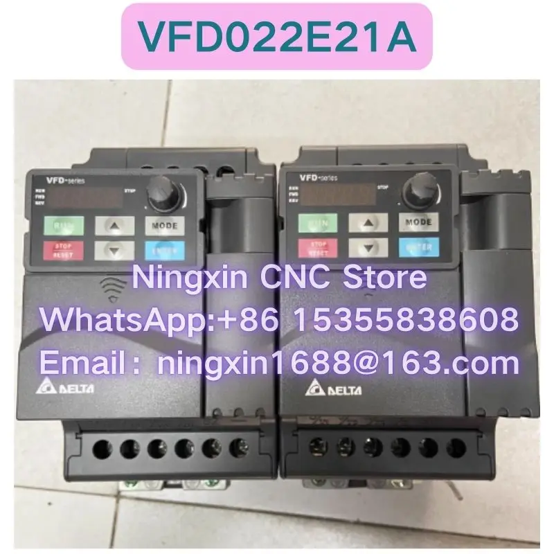 Second-hand VFD022E21A Inverter Functional test OK Fast delivery