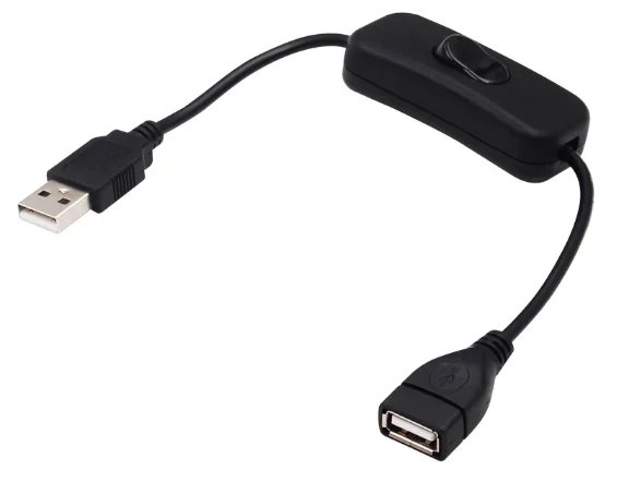 Femea C Male Usb Cable/Power Off Button Led Tape Socket