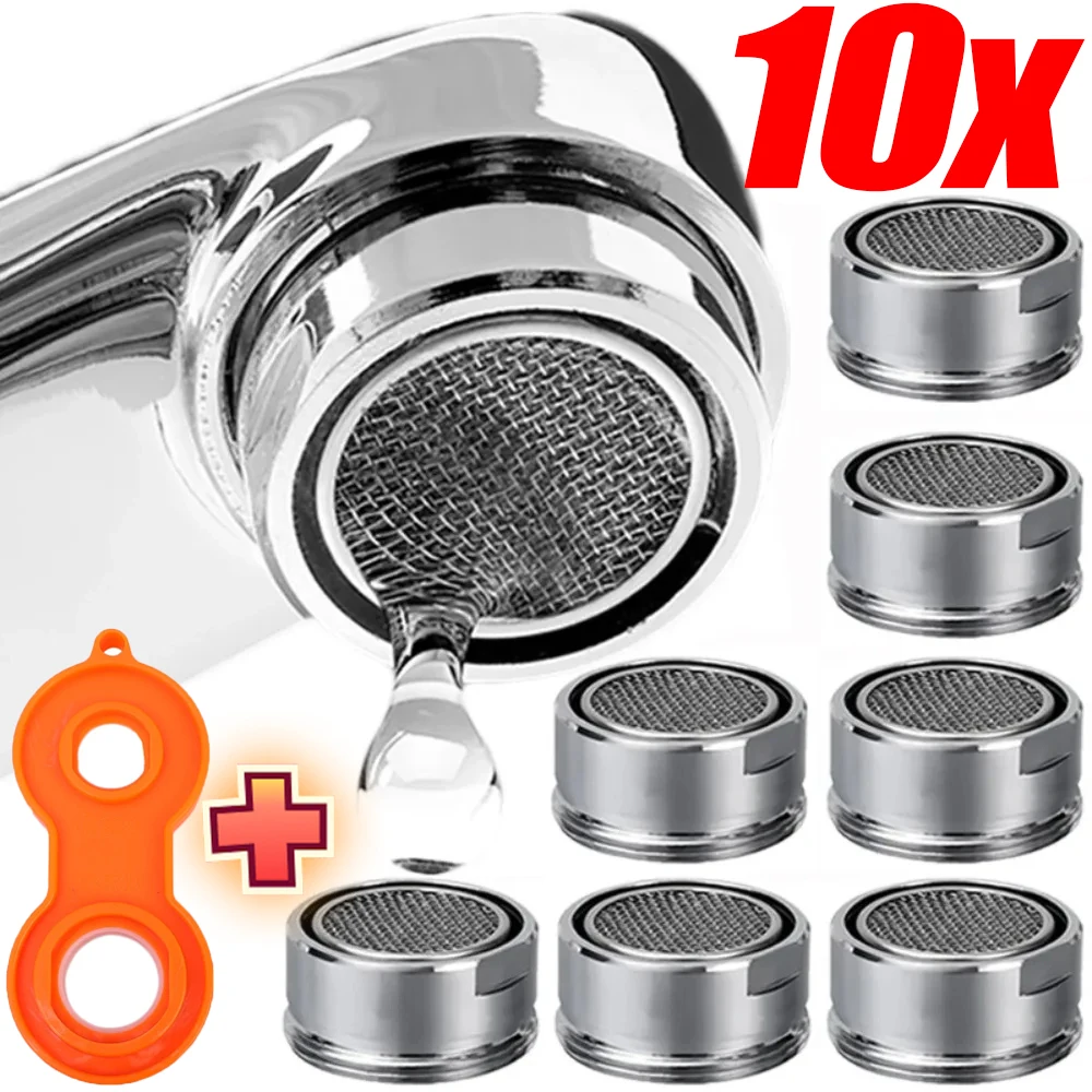 Water Saving Tap Faucet Aerator Splash-proof Filter Mesh Core Replaceable Thread Mixed Nozzle Kitchen Bathroom Faucet Bubbler