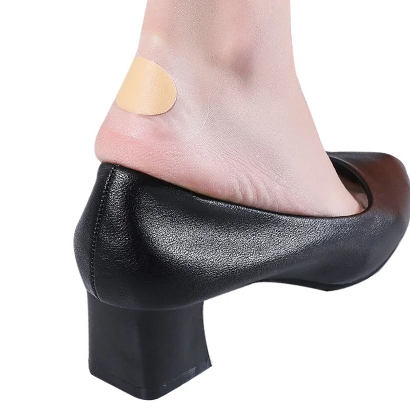 50 шт. гелевые защитные патчи для пятки, клейкие блистерные прокладки, гидроколлоидная подкладка для пятки, наклейки для обуви, пластырь для облегчения боли, уход за ногами