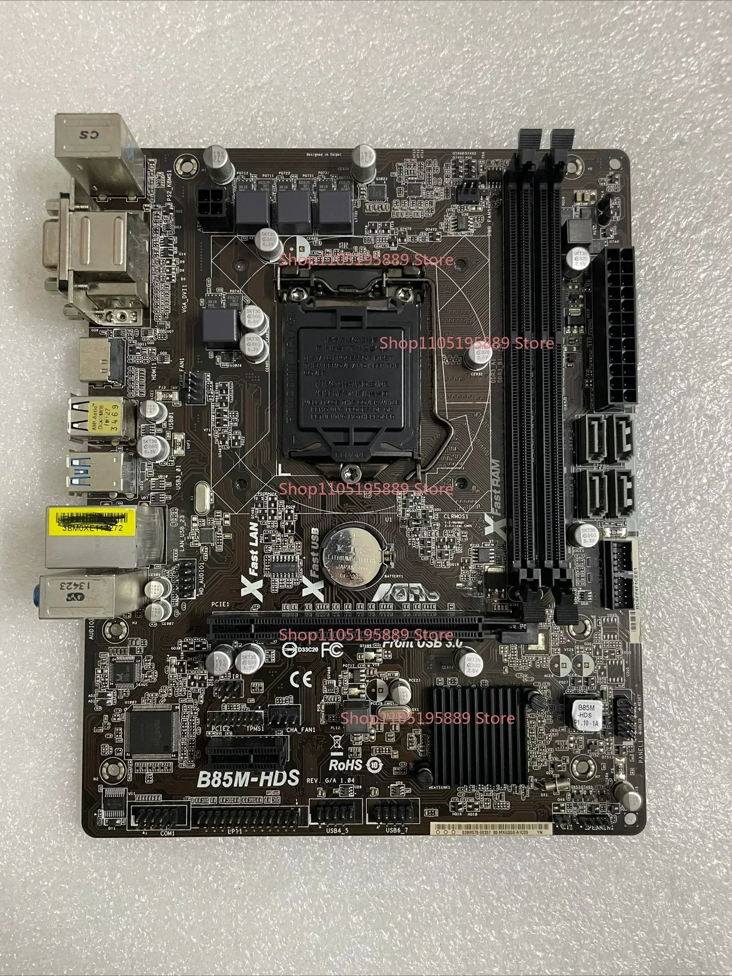 

For ASRock B85M-HDS Main Board 1150 Pins 4th Generation DDR3