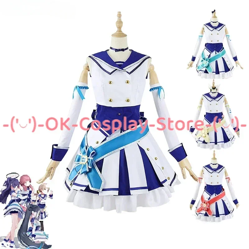 Game Blue Archive Ajitani Hifumi Rikuhatima Aru Hayase Yuka Tendou Arisu Cosplay Costume Halloween Uniforms Dress Custom Made