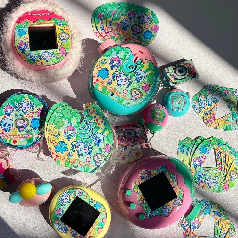 

Новые декоративные наклейки-панели и заглушки от пыли для серии Tamagotchi Paradise Cute Jungle Tour, декоративные аксессуары