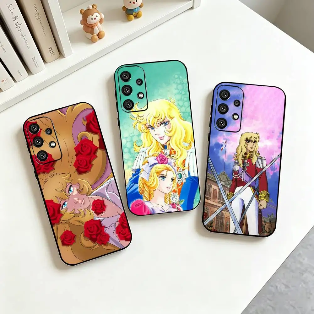 The Rose of Versailles  Phone Case For Samsung S25,S24,S21,S22,S23,S30,Ultra,S20,Plus,Fe,Lite,Note,10,Black Cover