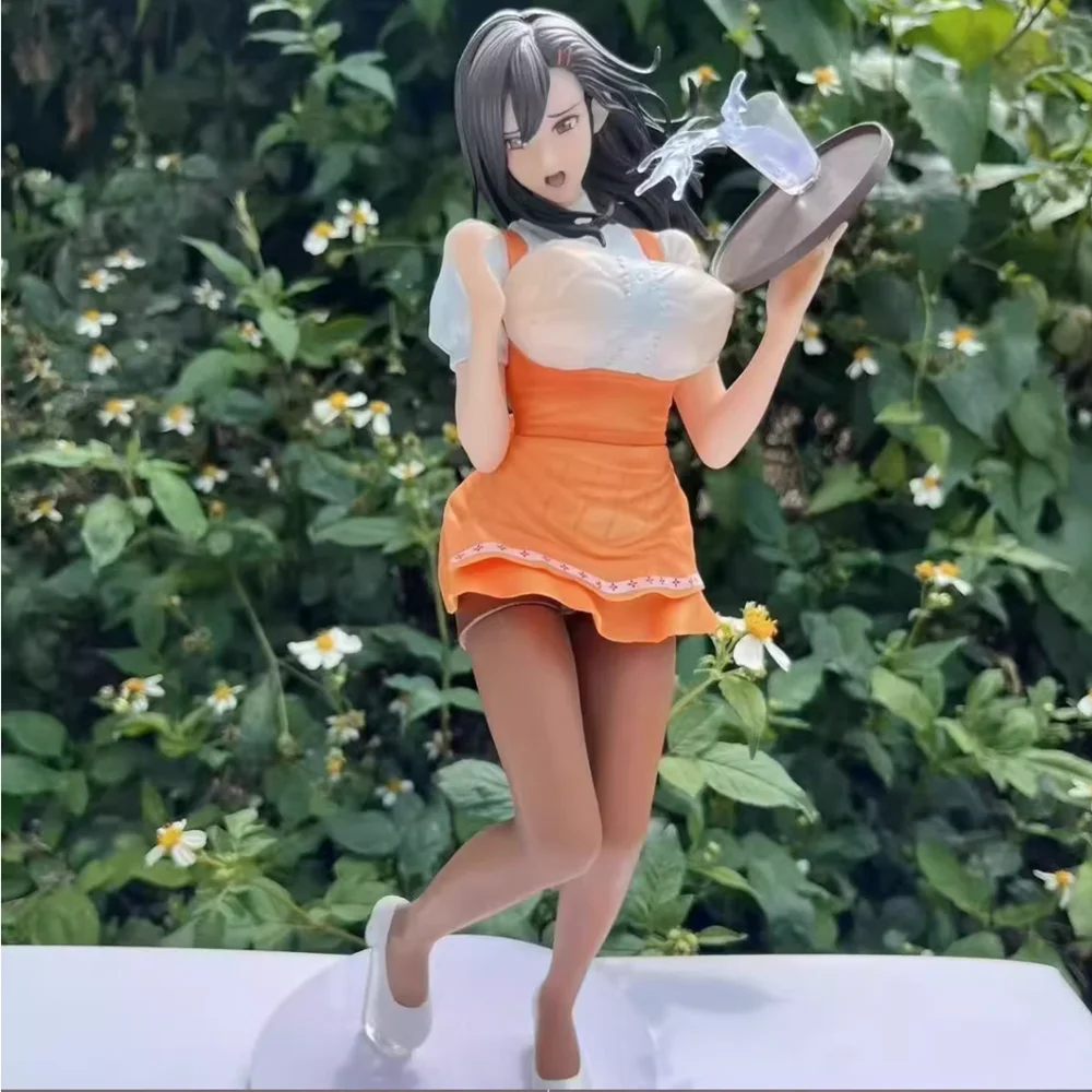 

29 см Ваказума Официантка Hitomi Сексуальная Аниме Девушка Фигурка ДРАКОН Игрушка Oda Non Heroine Коллекции Фигурка Взрослая Модель Куклы Игрушки