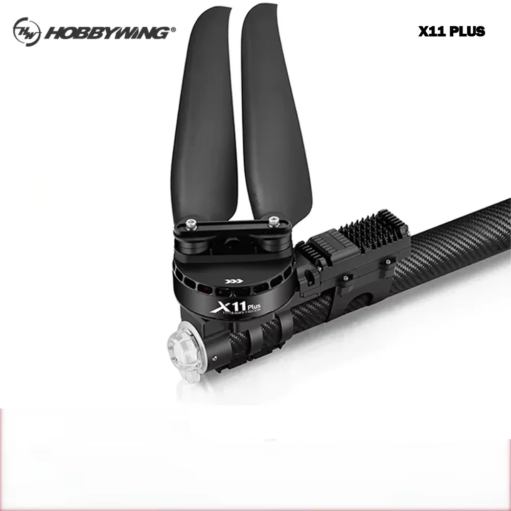 Hobbywing X11 PLUS Motor Power 14S Plant Protection Maximum Pull 37kg with 4314 Folding Propeller for Agriculture UAV Drone