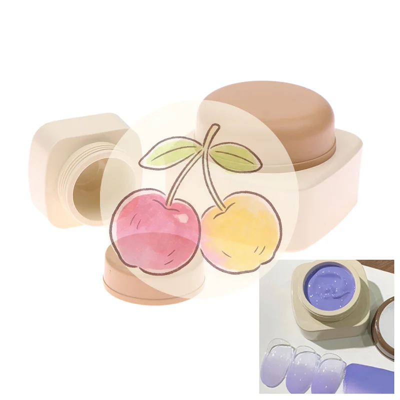

5/20g Empty Plastic Nail Art Cosmetic Square Containers Jar Face Cream Pot Nail Gel Powder Box Makeup Lotion Tool Packaging~