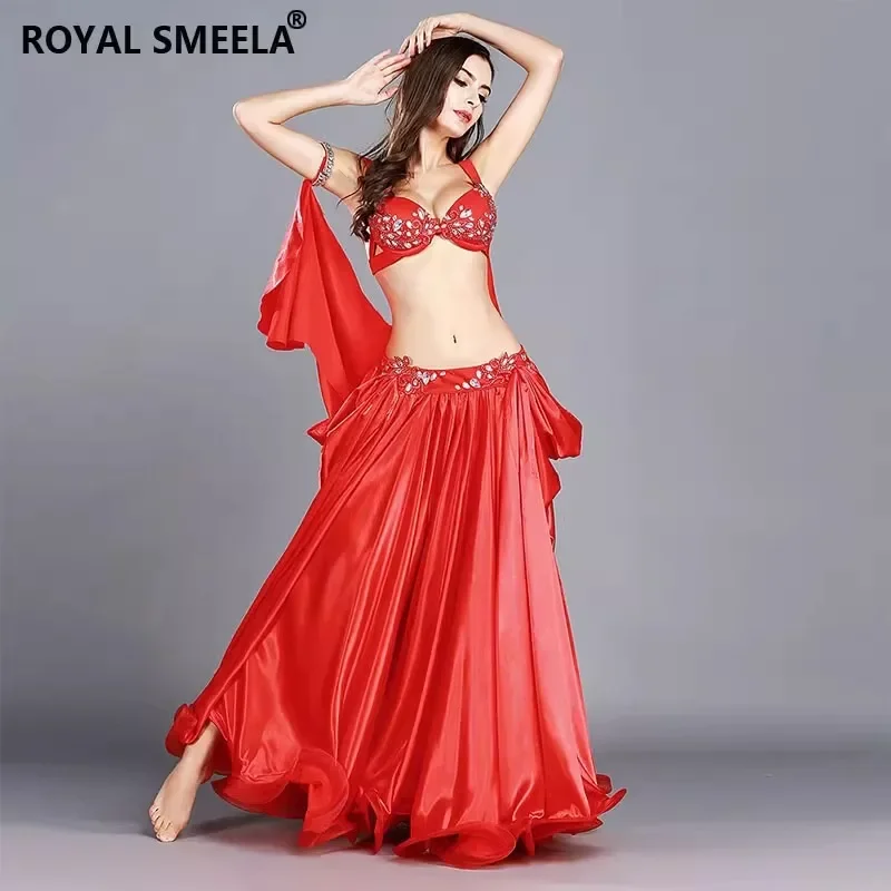 

Belly performance costume for women 2024 new long skirt set sexy high-end oriental dance clothes