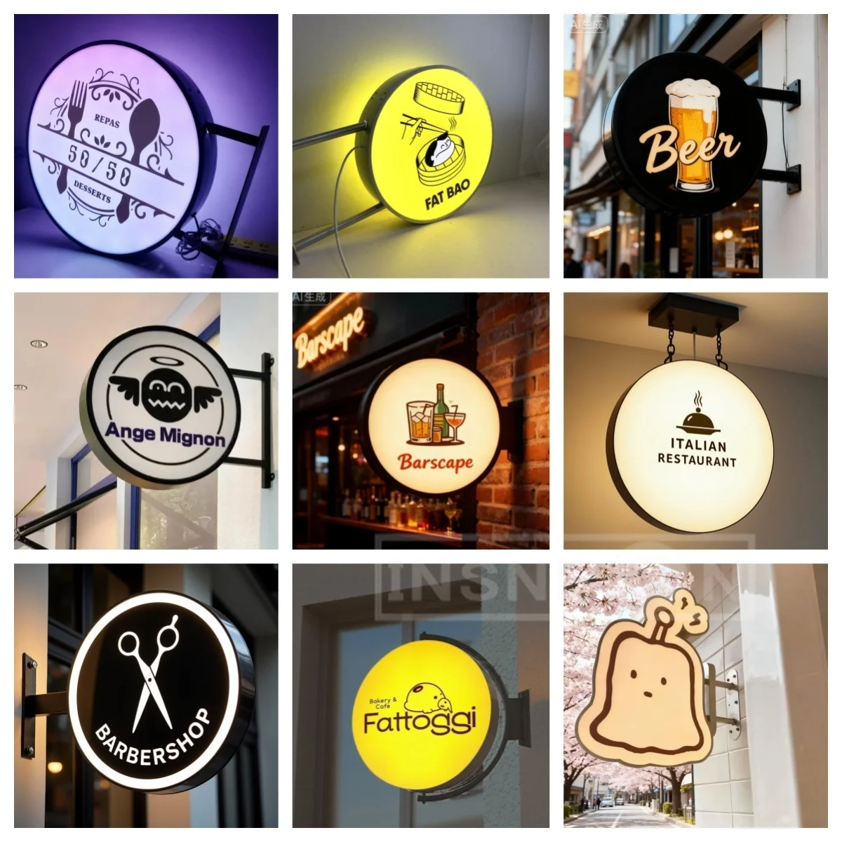 Custom Sign Letter Business Led Poster Letters To Wall Logo Advertising Decorative Metal Signage Backlit Signboard Waterproof