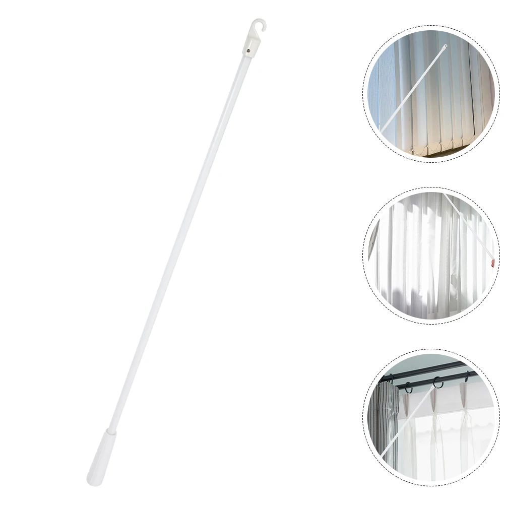 

Heavy Duty With Hook Long Rod For Vertical Window Blinds Household Replacement Stick Easy Install No Tools Lightweight Strong