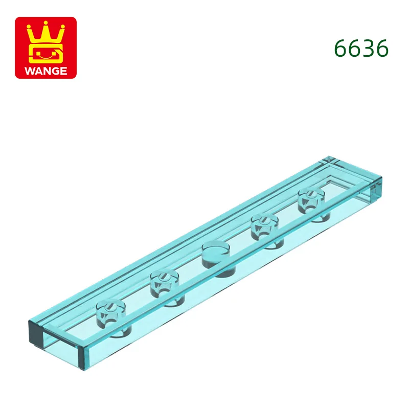 Wange 121 stks/partij 6636 1x6 Tegel Bouwsteen Moc Klassieke Accessoires Compatibel met Baksteen Kinderen Speelgoed geschenkdoos