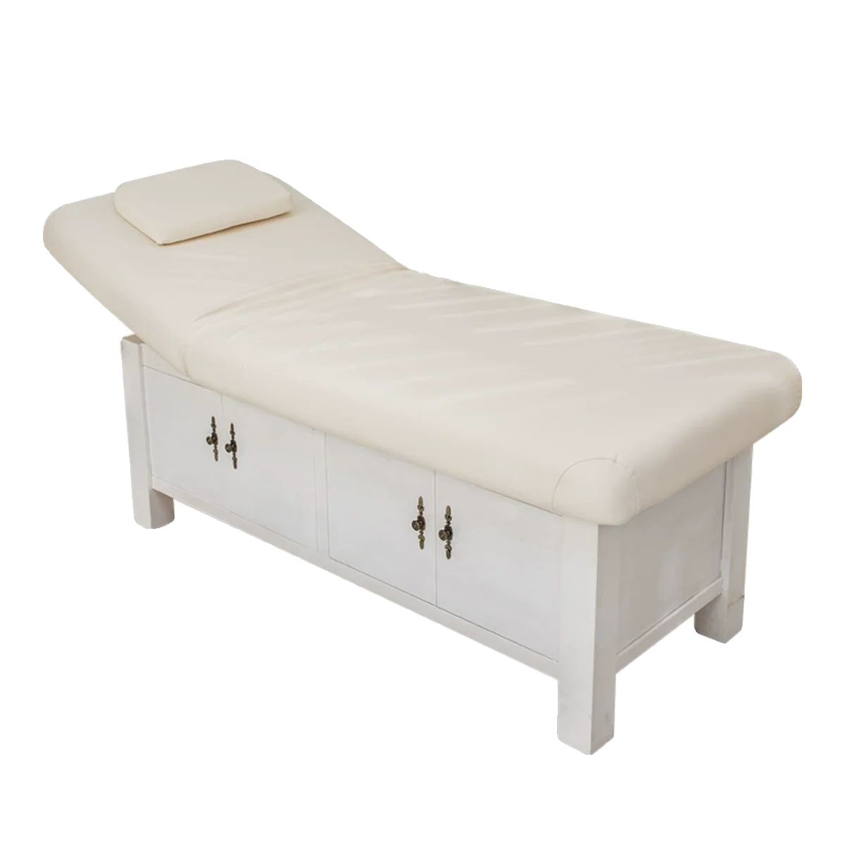 

Massage and massage bed, solid wood beauty bed, latex orthopedic therapy, back massage and ear picking bed