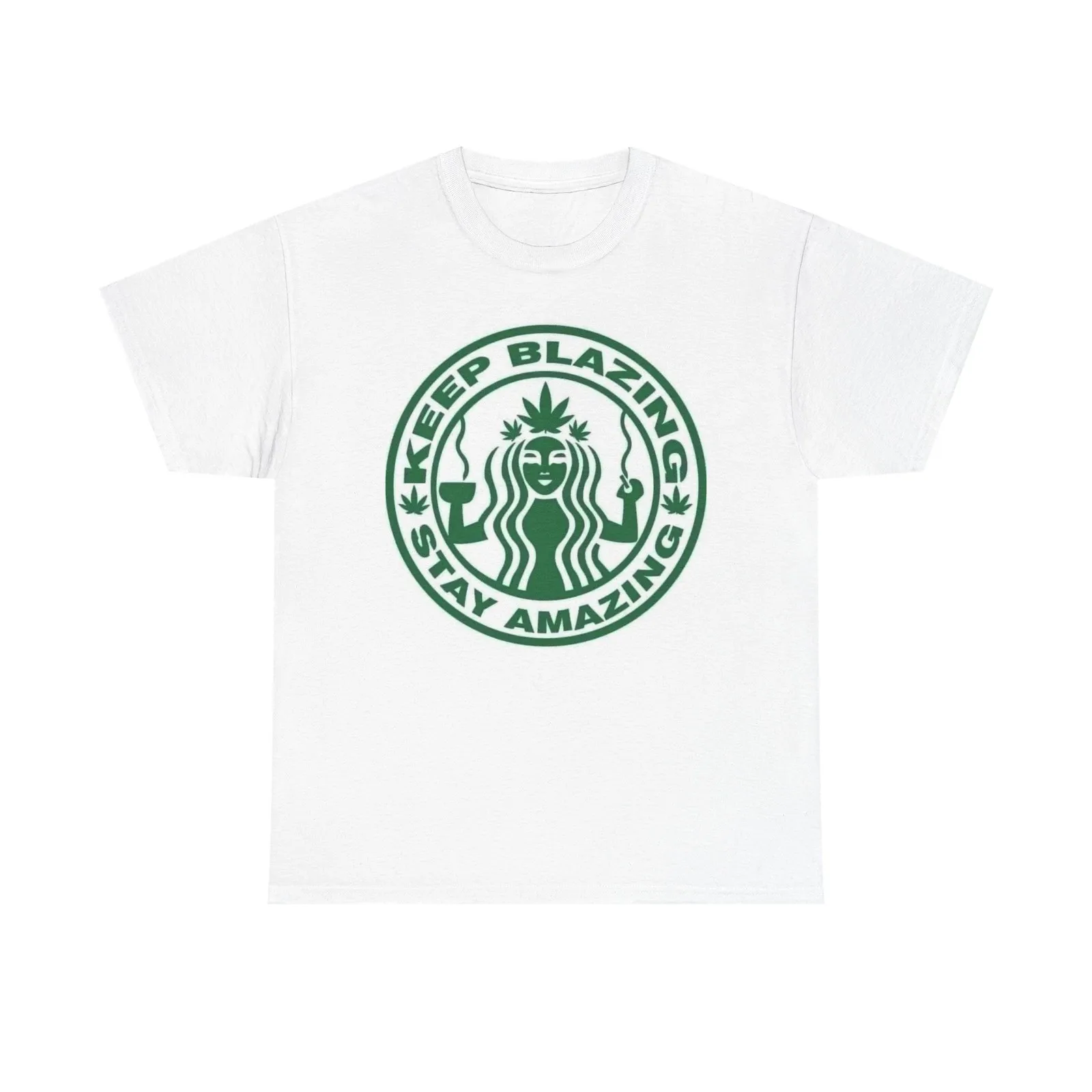 Keep Blazing Stay Amazing Graphic T Shirt Unisex Heavy Cotton Tee BRAND NEW