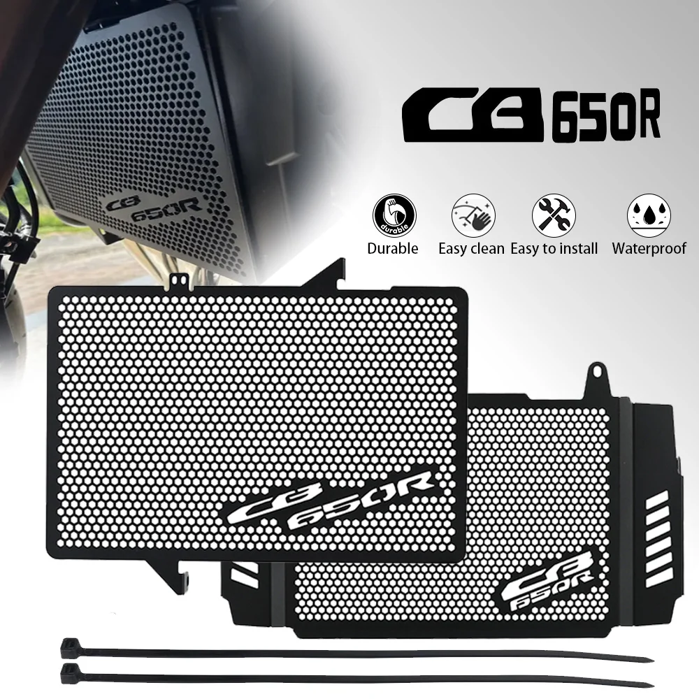 

For Honda CB650R Neo Sports Cafe CB650 CB 650 R CB 650R 2019 2020 2021 2022 2023 2024 2025 Radiator Grille Guard Cover Protector