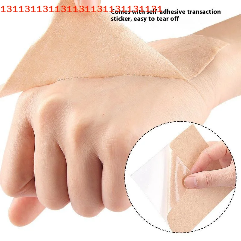 แผ่นแปะกันเสียดสี 2/4 ชิ้น สำหรับบรรเทาอาการปวดตามร่างกาย แผ่นแปะกันเสียดสีแบบสี่เหลี่ยม มองไม่เห็น ซึมซับเหงื่อ