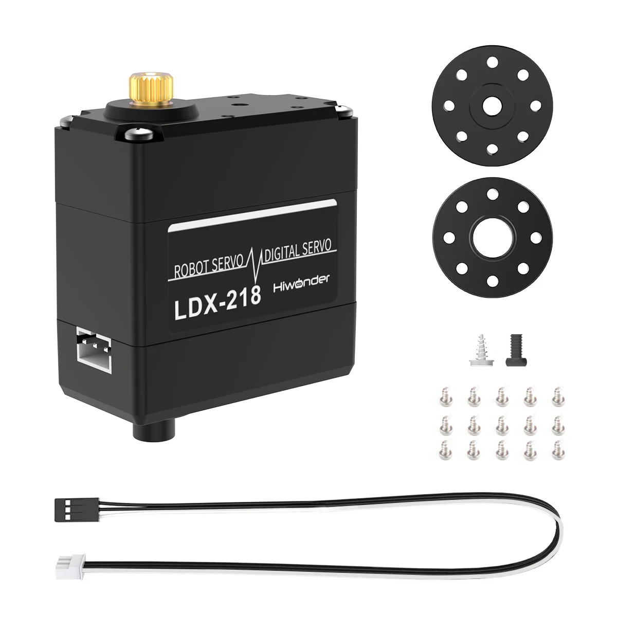 Hiwonder LDX-218 Full Metal Gear Digital Dual Ball Bearing Servo for Robot (Control Angle 180)