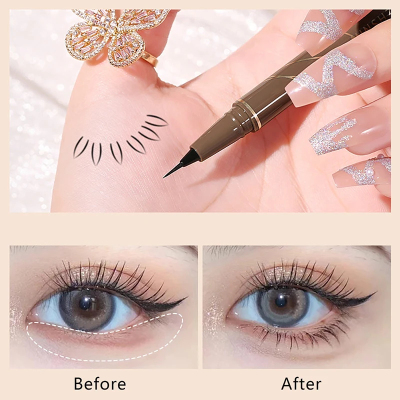 1pc ultra feiner Eyeliner wasserdichter schweiß fester flüssiger Eyeliner Stift langlebige profession elle Make-up Augen kosmetik