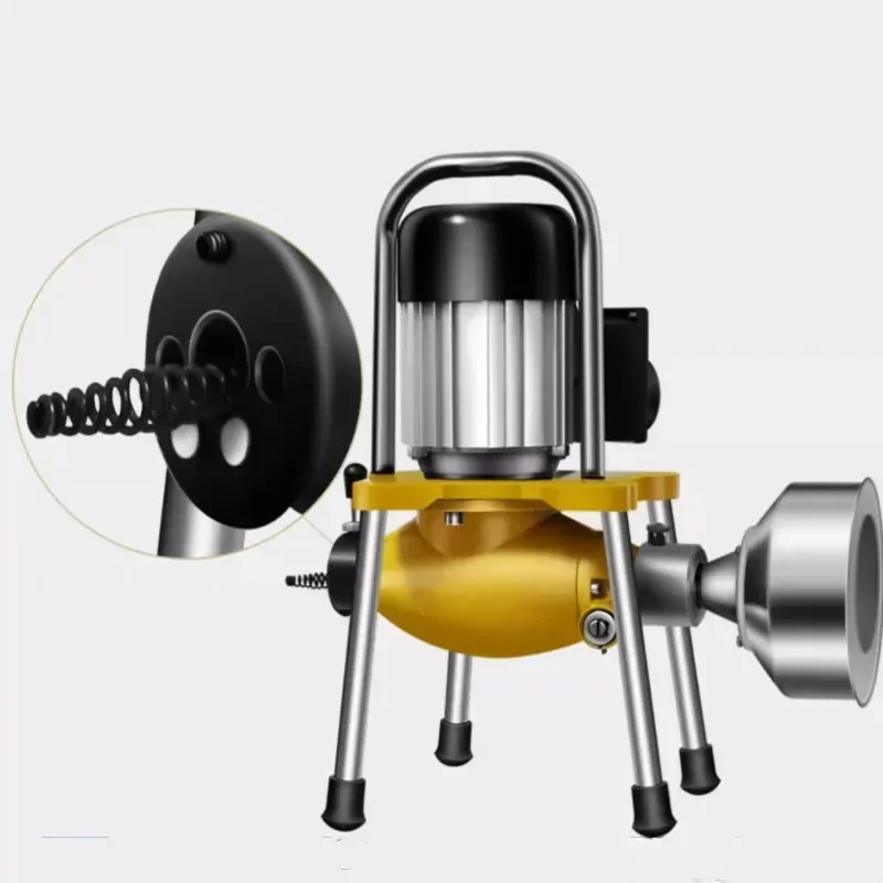

A Electric Pipe Dredge Machine Household Drain Dredge Machine Professional Toilet Clogging Tool High-power Dredge Machine