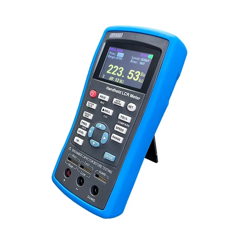 Professionele LCR Meter LCR Tester Oost ET430 ET432 ET433 Handheld LCR Digitale Brug Capaciteit Inductie Weerstand Tester